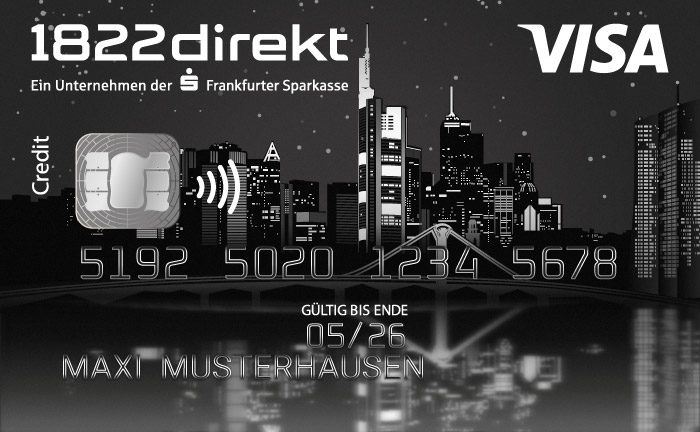 Wie beantrage ich die 1822 Direkt Visa Gold Kreditkarte einfach