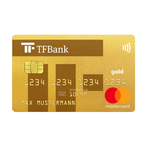 Anleitung zur Beantragung der TF Bank Mastercard Gold Kreditkarte